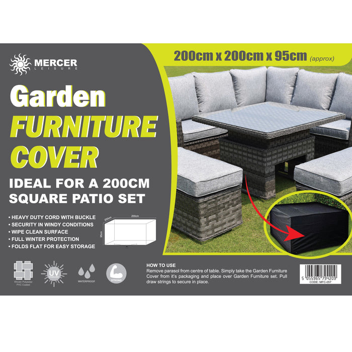 Protective Cover - 200 cm Square Furniture Sets