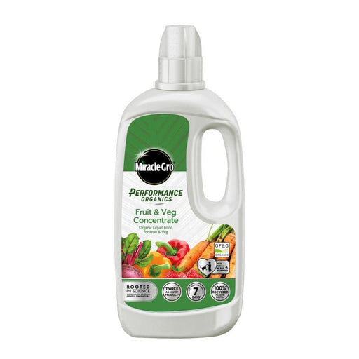 Miracle-Gro Performance Organics Fruit & Veg Food Liquid Concentrate 1 Litre