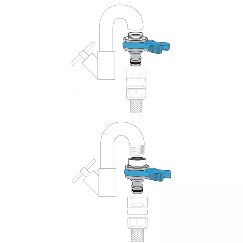 Flopro Indoor Threaded Mixer Tap Connector
