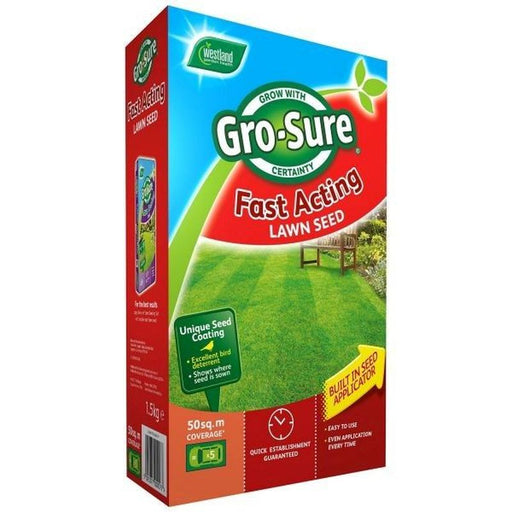 Westland Gro-Sure Fast Acting Lawn Seed 50m2