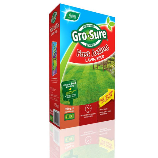 Westland Gro-Sure Fast Acting Lawn Seed 30m2
