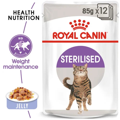 Royal Canin Sterilized Wet Cat Food in Jelly 85g